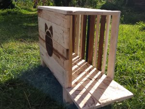 Niche pour Chat (style table bas) • © AHM Créations