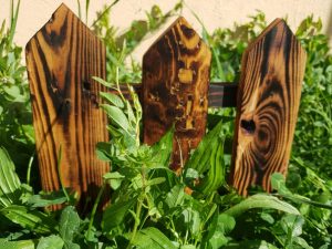 Picket Fence en Bois Upcycle • © AHM Créations