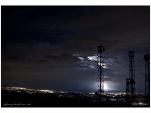 Lightening • Bay of Cannes • 2012 • © AHM Créations / Stéphane Photography