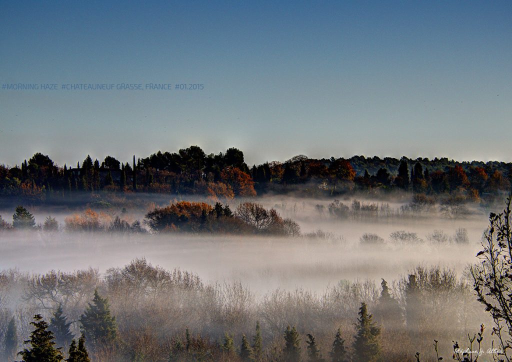 Morning Haze • Chateauneuf de Grasse • 2015 • © AHM Créations / Stéphane Photography